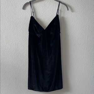 Victoria's Secret Black Velvet Chemise
